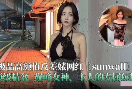 極品高顏值反差婊網紅 sunwall 頂級精盆.主人的專屬玩物