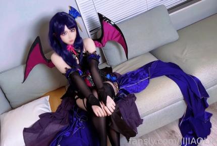 原神再次啟動雷電將軍但是同人魅魔VerCosplayCoser妹妹臨時借住我家化身魅魔勾引我做愛